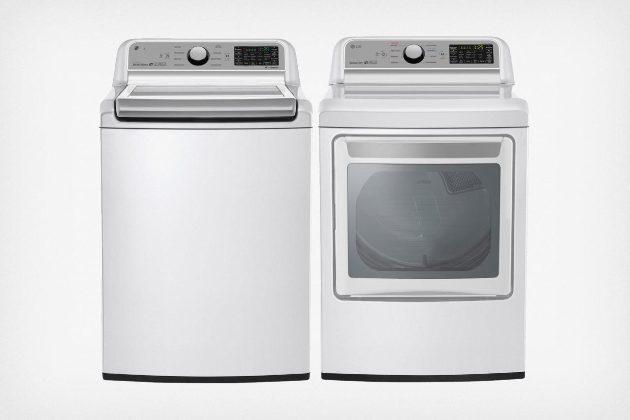 Best washing machine and dryer